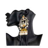 Tarishi Oxidized Earrings
