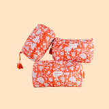 Kesari Makeup Pouch Set