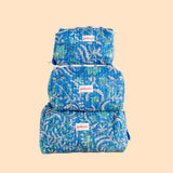 Sapphire Makeup Pouch Set