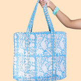 Serenity Zipper Tote Bag