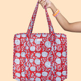 Jasmine Zipper Tote Bag