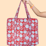 Jasmine Zipper Tote Bag