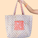 Kesariya Reversible Tote Bag