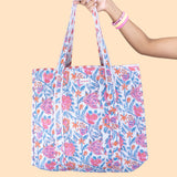 Jaipur Bloom Reversible Tote Bag