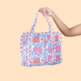 Jaipur Bloom Mini Zipper Tote Bag