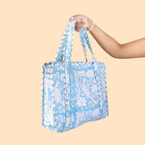 Serenity Mini Zipper Tote Bag