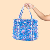 Paisley Mini Zipper Tote Bag