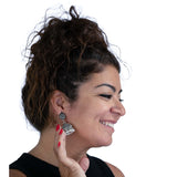Leah Oxidized Earrings