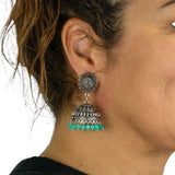 Nia Oxidized Earrings