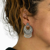 Sanya Oxidized Earrings