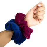 Maroon Sky Scrunchies