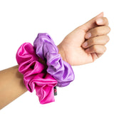 Pink Field Scrunchies