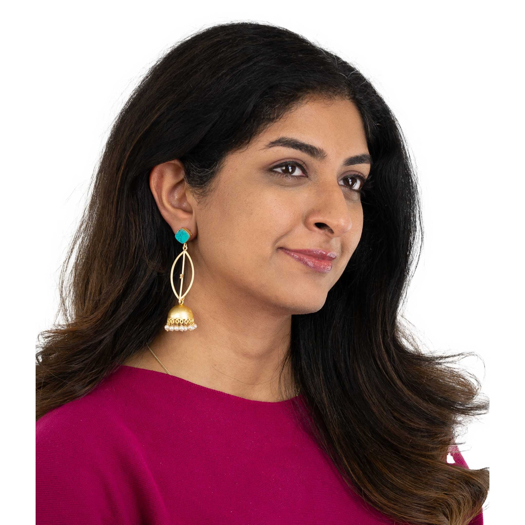 Ziba Oxidized Earrings