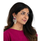 Taj Oxidized Earrings