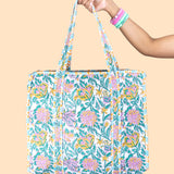 Sheetal Zipper Tote Bag