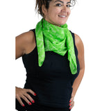 Green Cali Silk Scarf