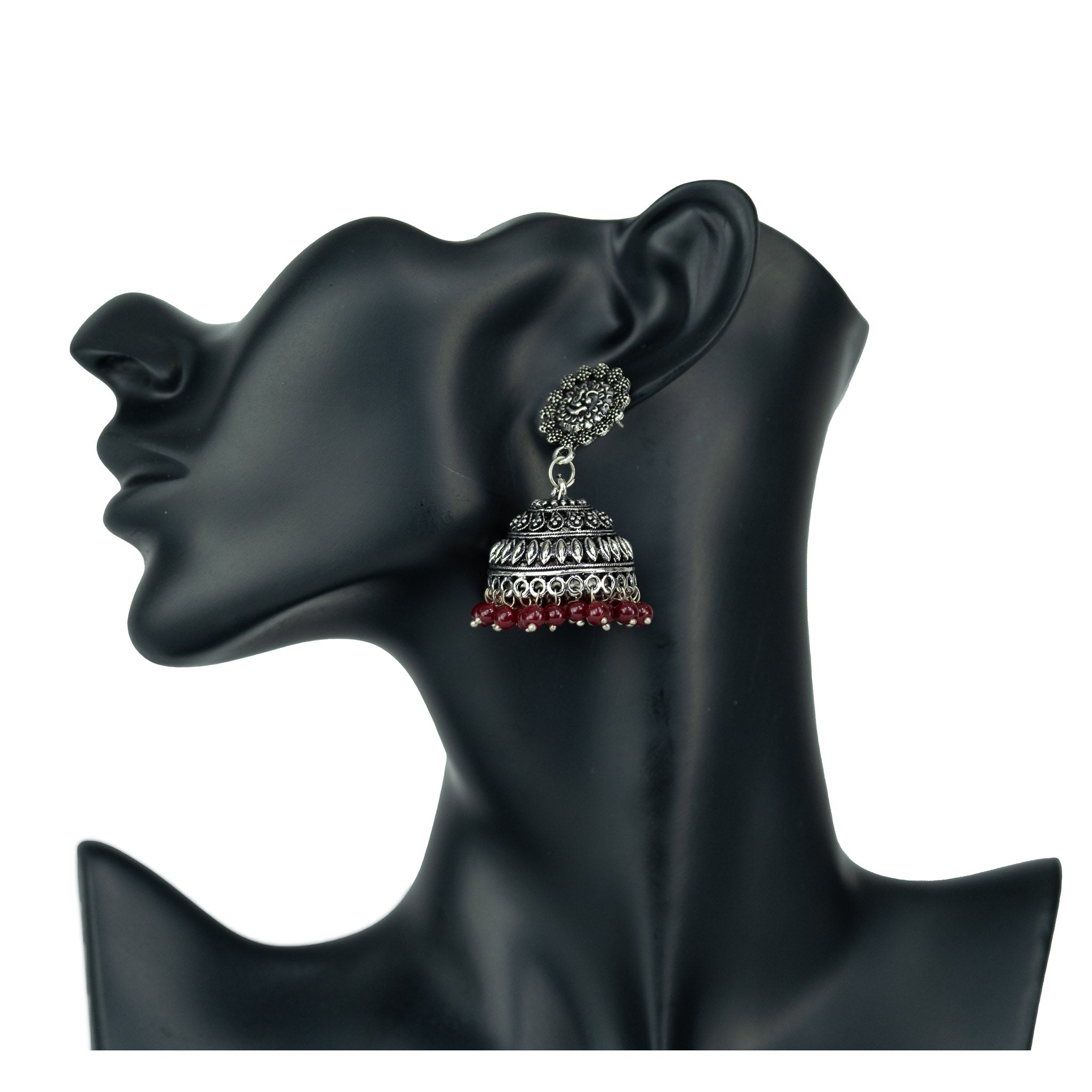 Nia Oxidized Earrings