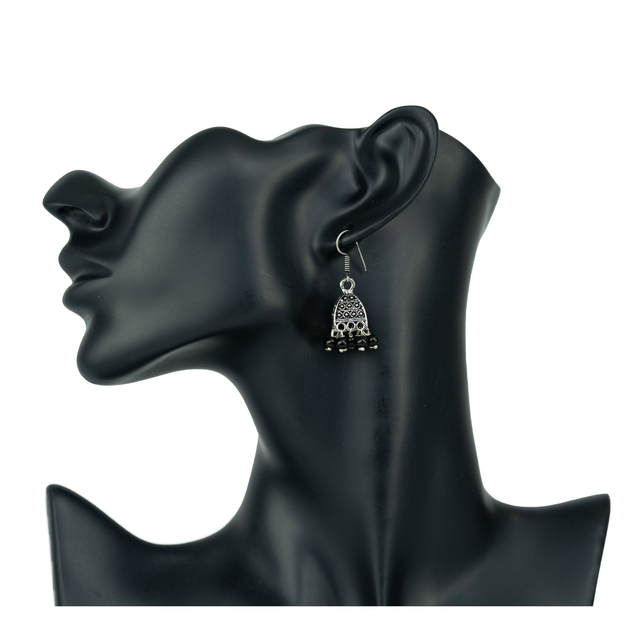Misha Oxidized Earrings
