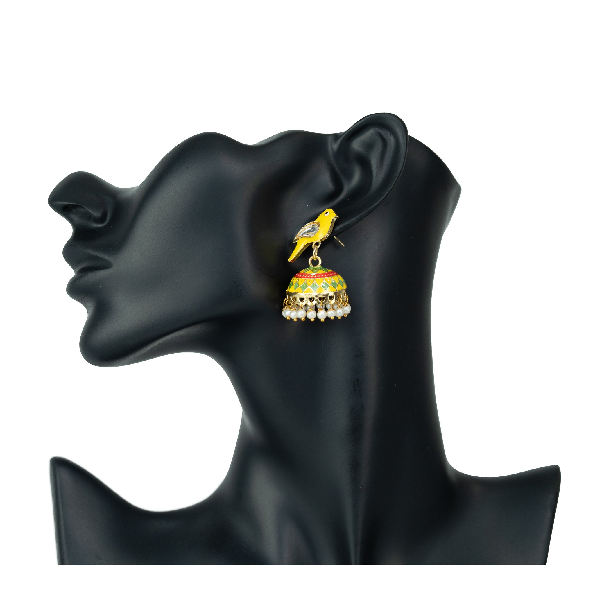Maanvi Meenakari Earrings