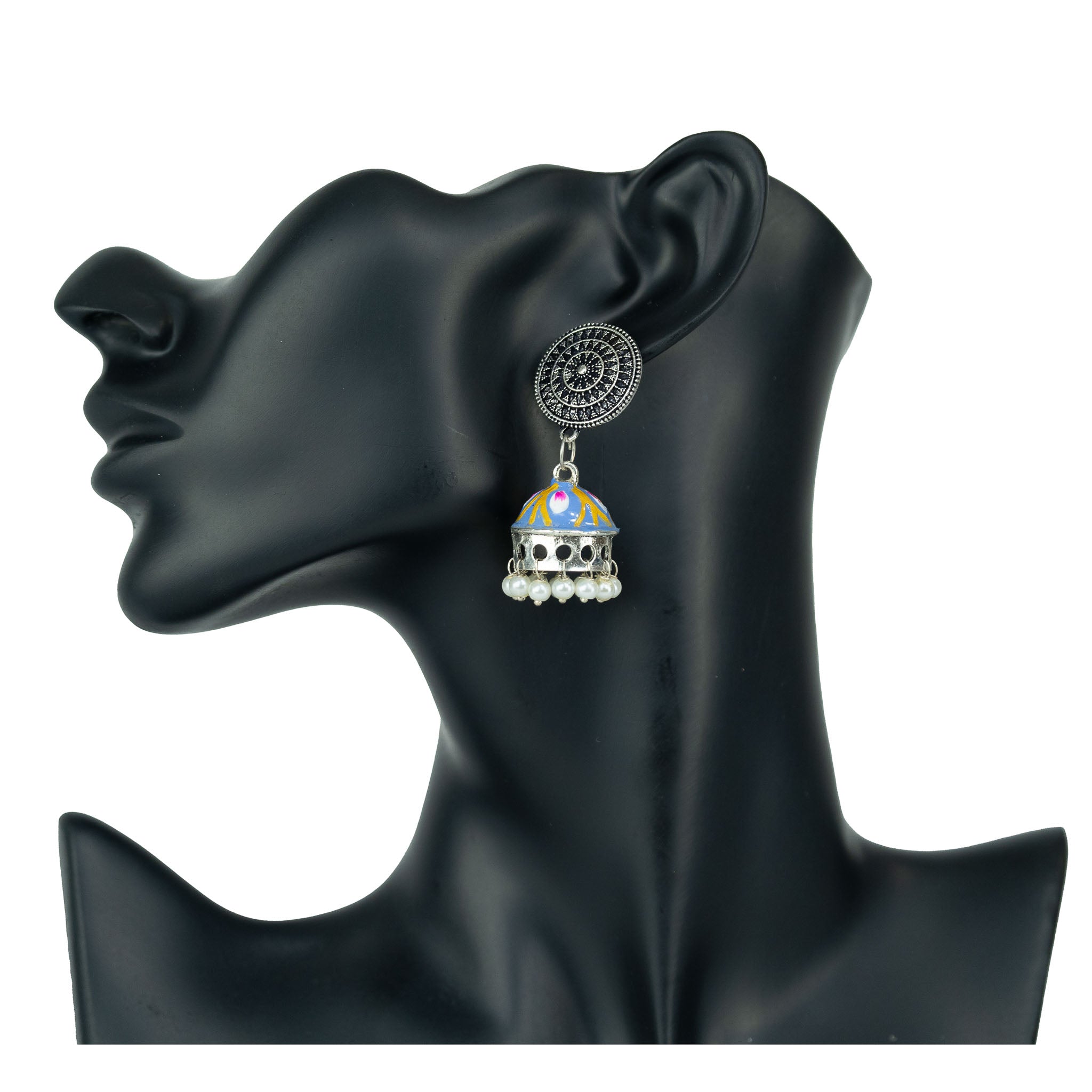 Maira Oxidized Earrings