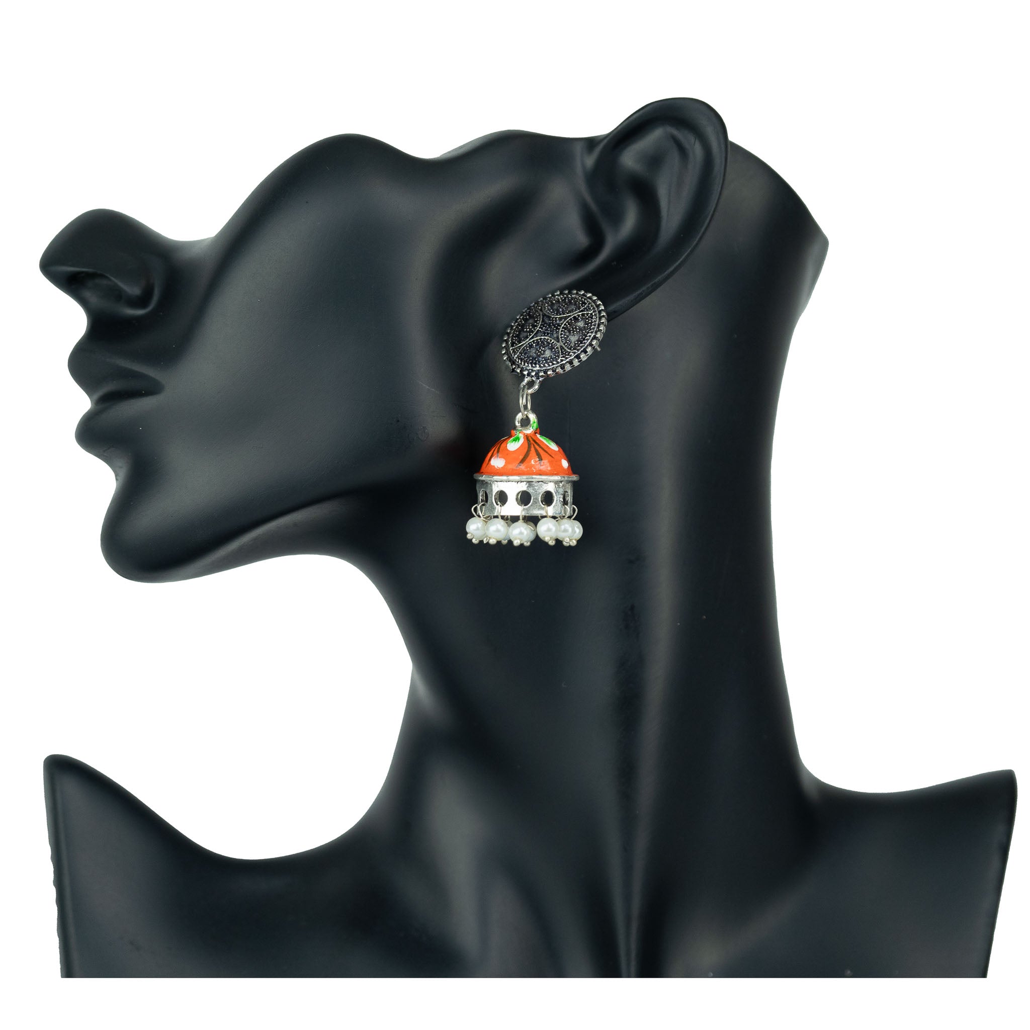 Maira Oxidized Earrings
