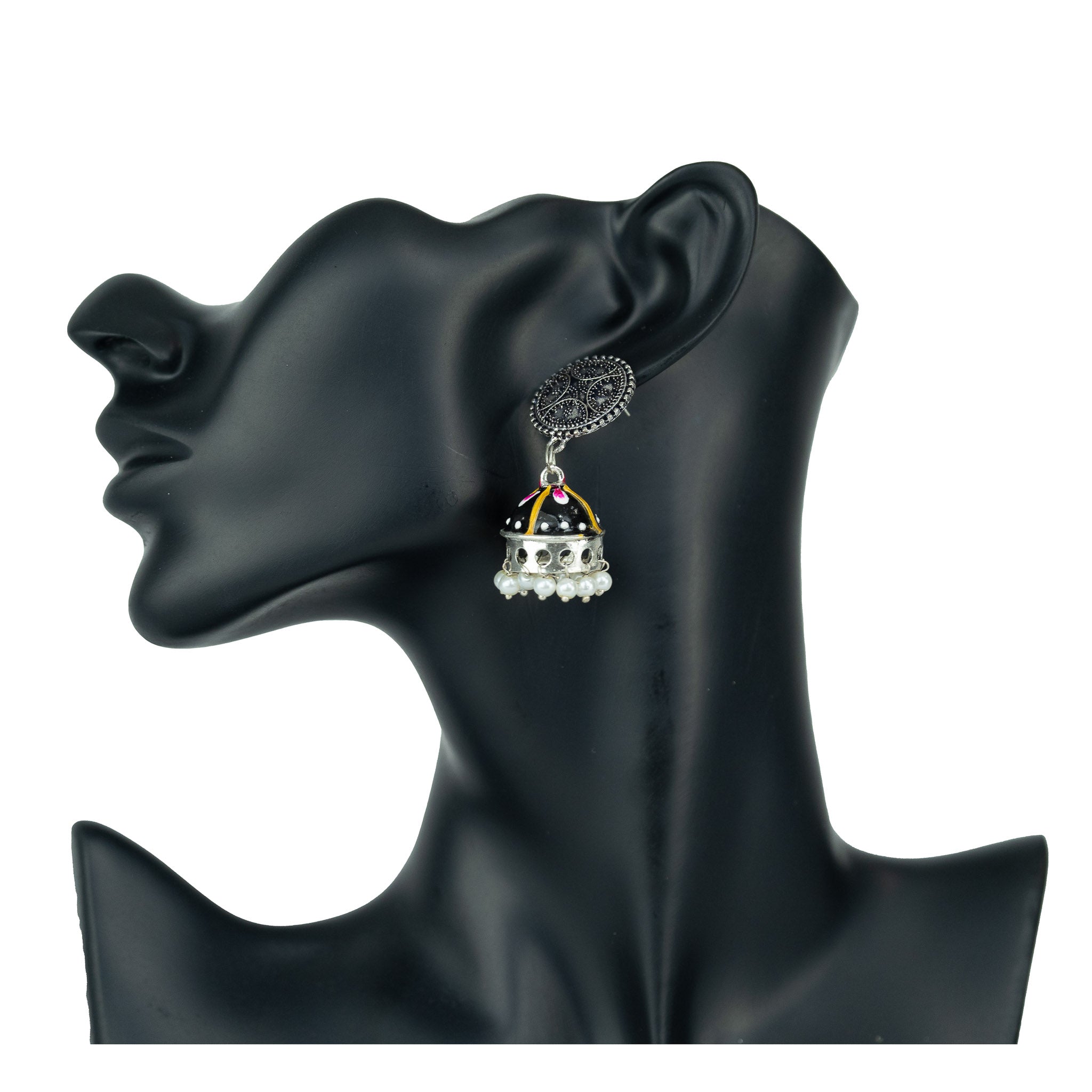 Maira Oxidized Earrings