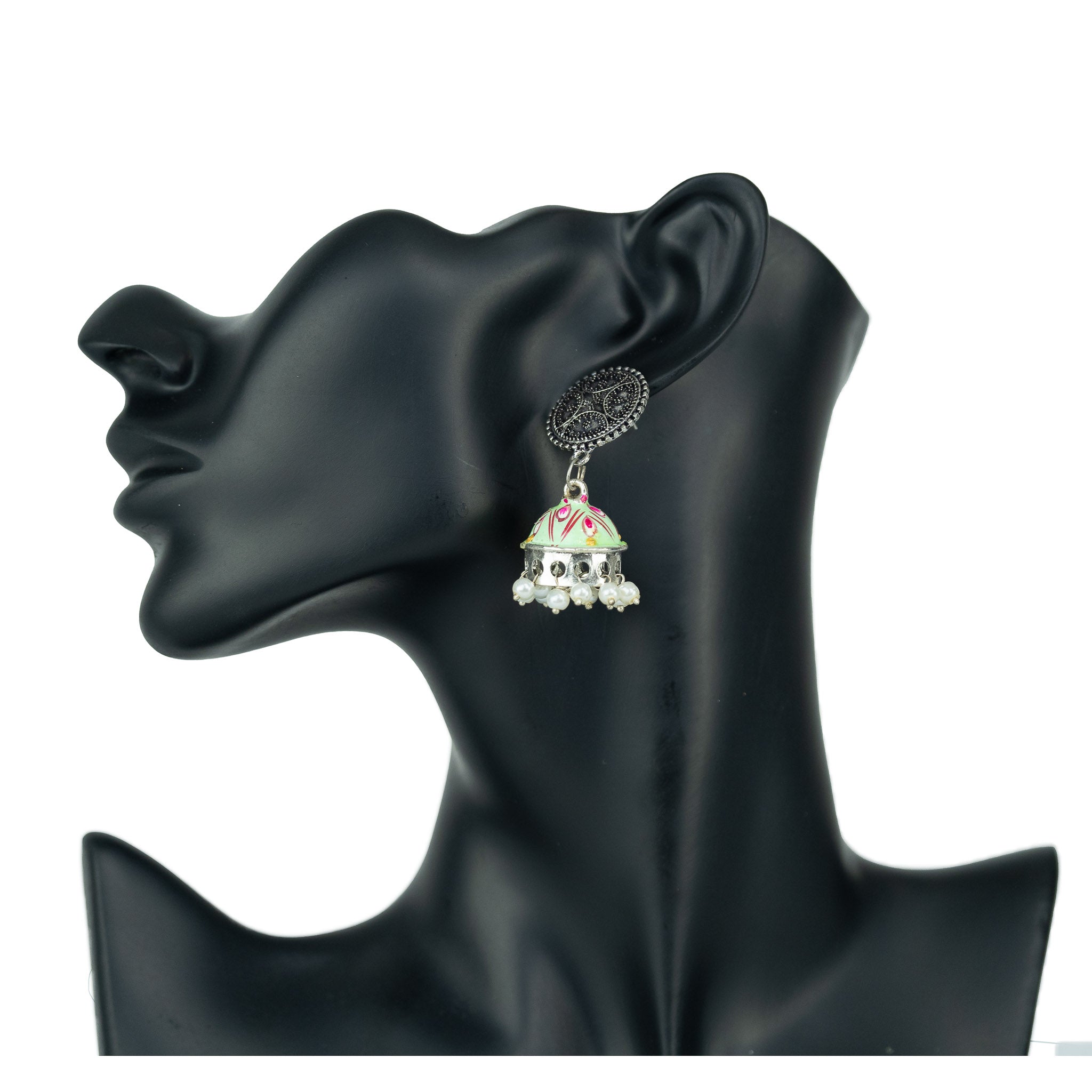 Maira Oxidized Earrings