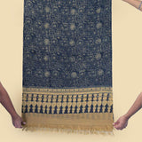 Midnight Monarch Woolen Scarf